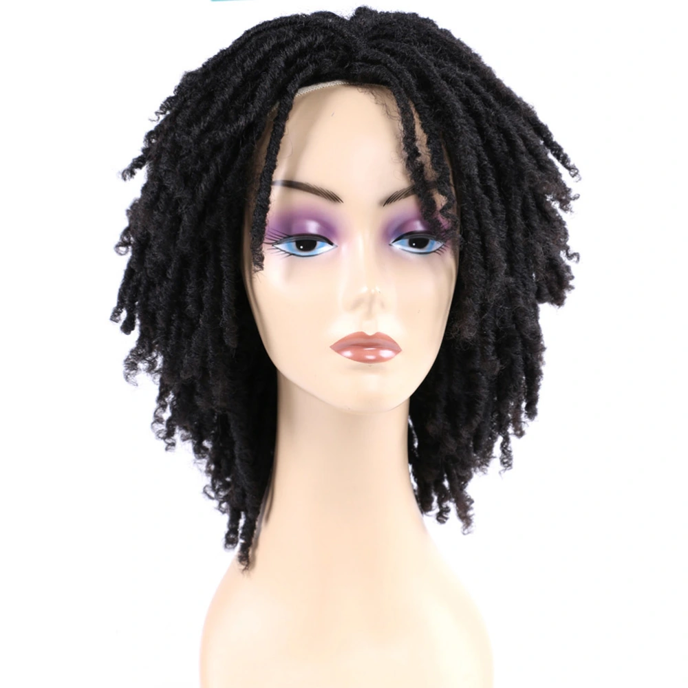 6 Inch Synthetic Dreadlocks Wig Twist Wigs for Black Women Short Curly Wigs Natural Crochet Wigs