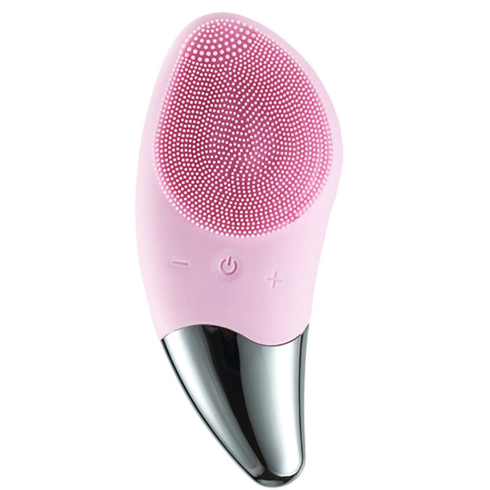 Facial Cleansing Brush Rechargeable Electric Ultrasonic Silicone Face Massager Brush