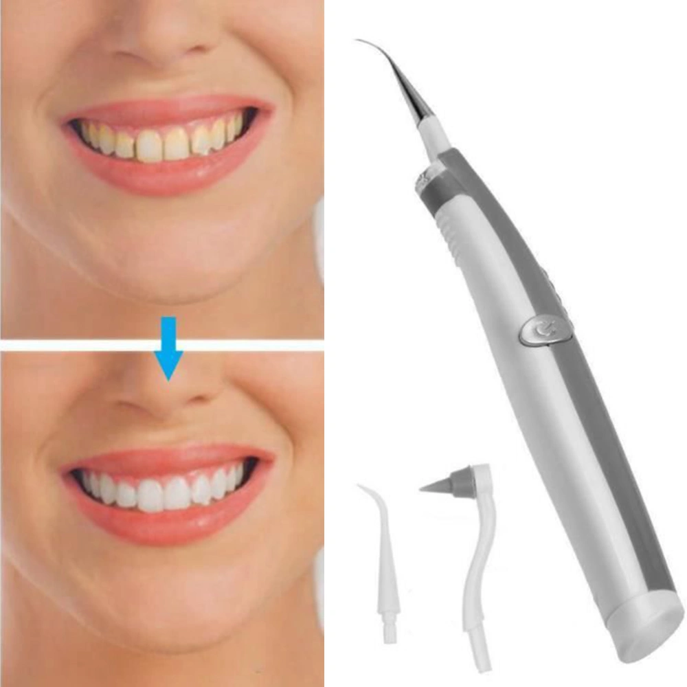 Electric Sonic Tooth Stain Eraser Tooth Stain Plaque Remover Vibrating Teeth Beauty Tool Kit