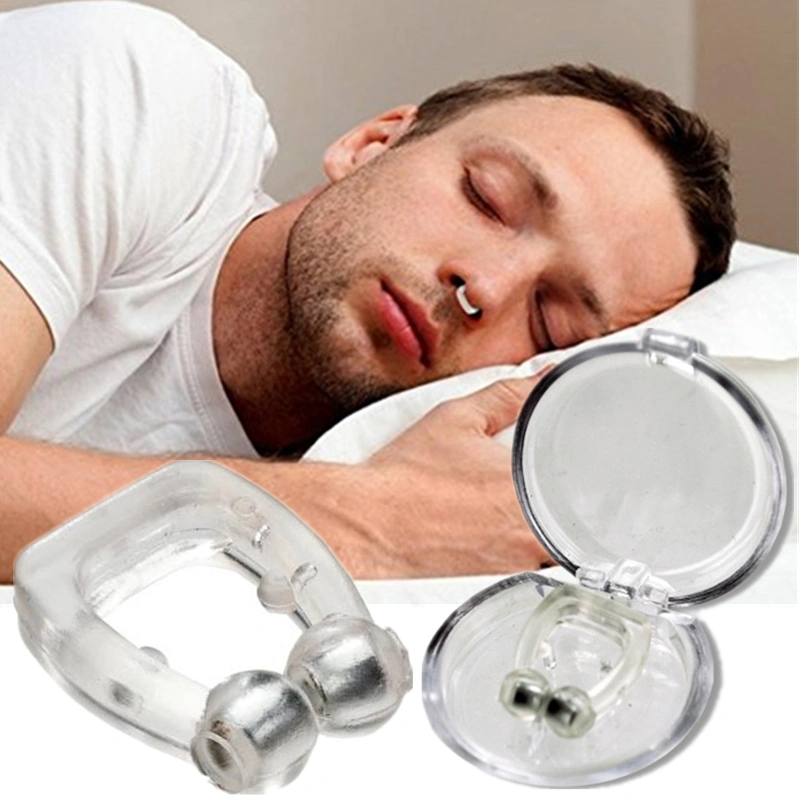 Plastic Anti Snore Nose Clip Sleep Tray Sleeping Aid Apnea Guard Nose Clip Tools