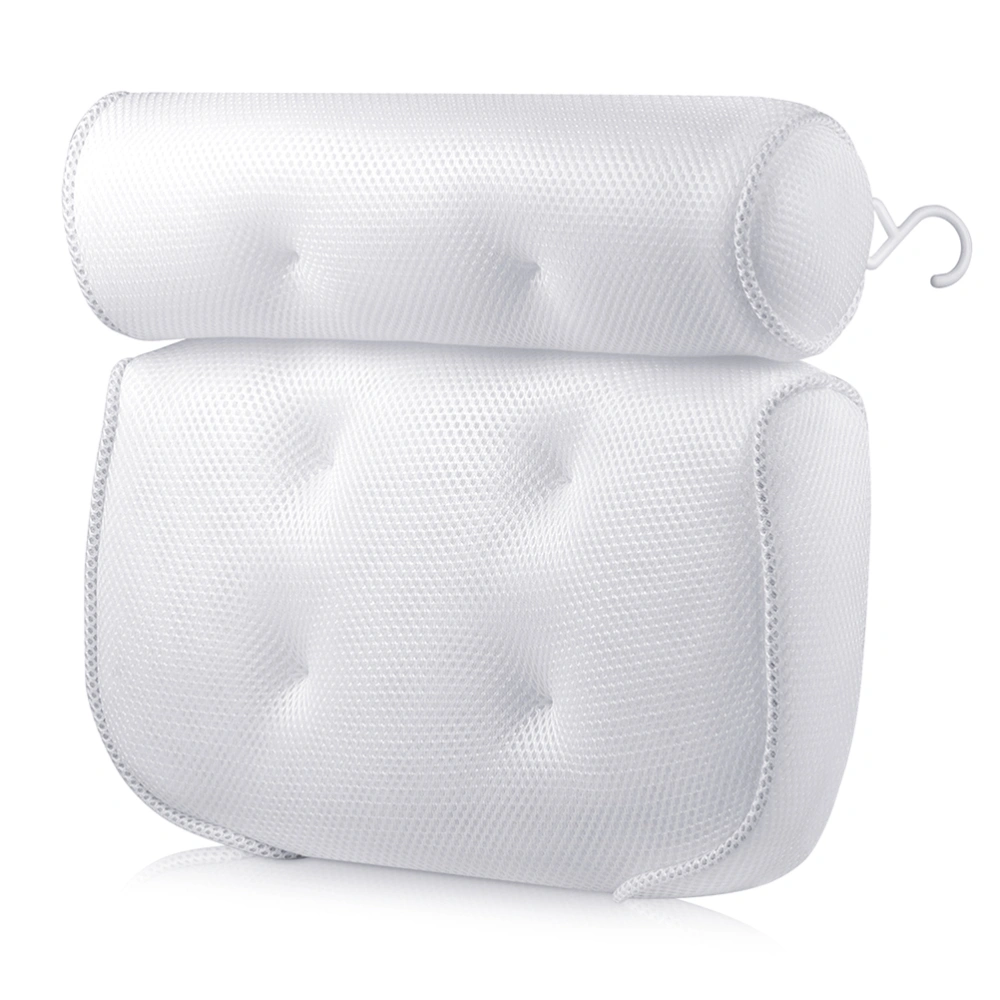 Bath Pillow for Bathtub Neck Pillow with Suction Cups for Baths and Home Spa Hanging Spa Pillow