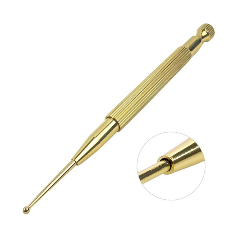 Ear and Body Point Probe Brass Ear Acupuncture Point Probe Stimulator Acupuncture Pen Massage Tool for Hospital Home