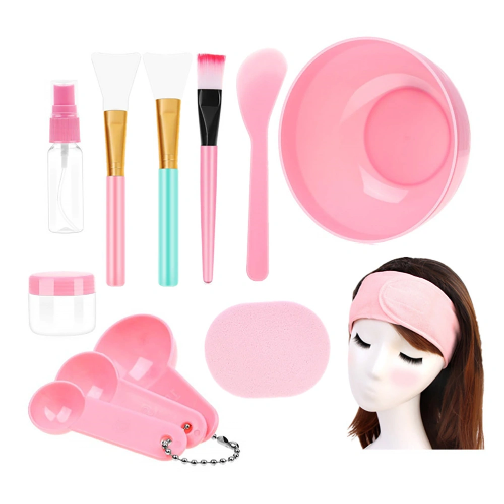 12pcs/set DIY Mask Skin Care Kit Mask Bar Brush Measuring Spoon Spray Bottle Bubble Washing Mask Making Tool