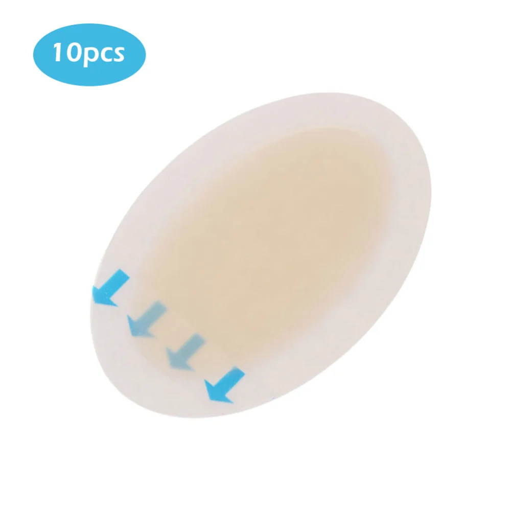 Heel Blister Bandages Adhesive Hydrocolloid Gel Heel Blister Plaster Cushions Prevents Rubbing Gel Guard Pads