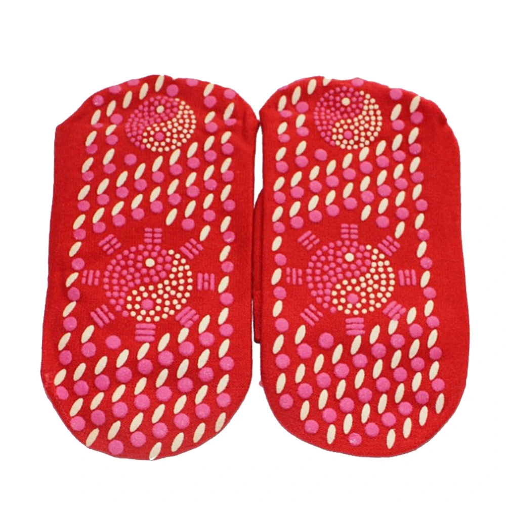 1 Pair Self Heating Magnetic Therapy Socks Health Care Breathable Massager Foot Care Socks