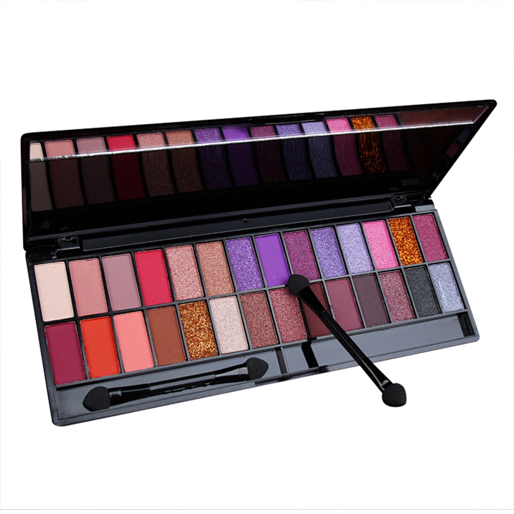 28 Colors Eyeshadow Palette Matte and Pearlescent Eyeshadow Makeup Palette for Beginners