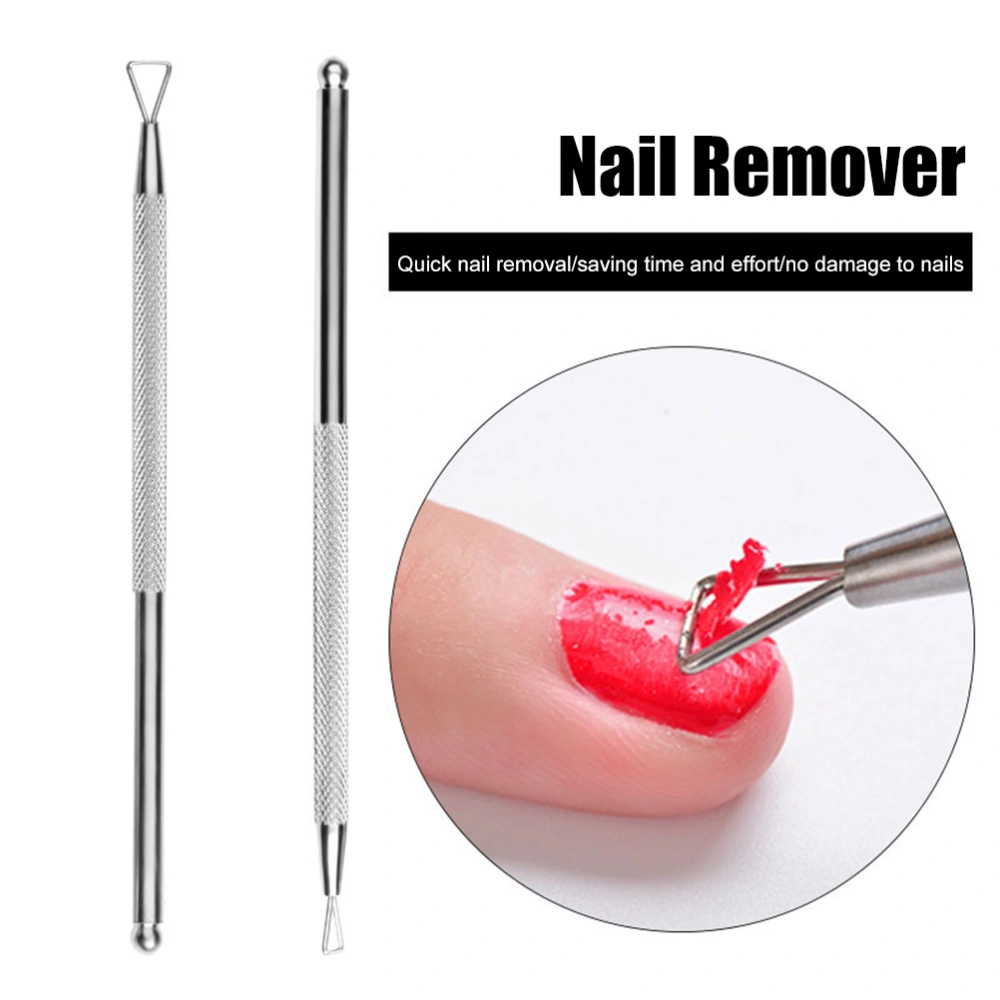 Triangle Nail Art Gel Remove Tool Nail Cuticles Peeler Scraper Manicure Tool