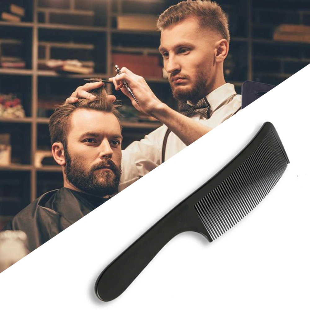 Professional Salon Curved Barber Clipper Comb Flat Top Hair Cutting Comb