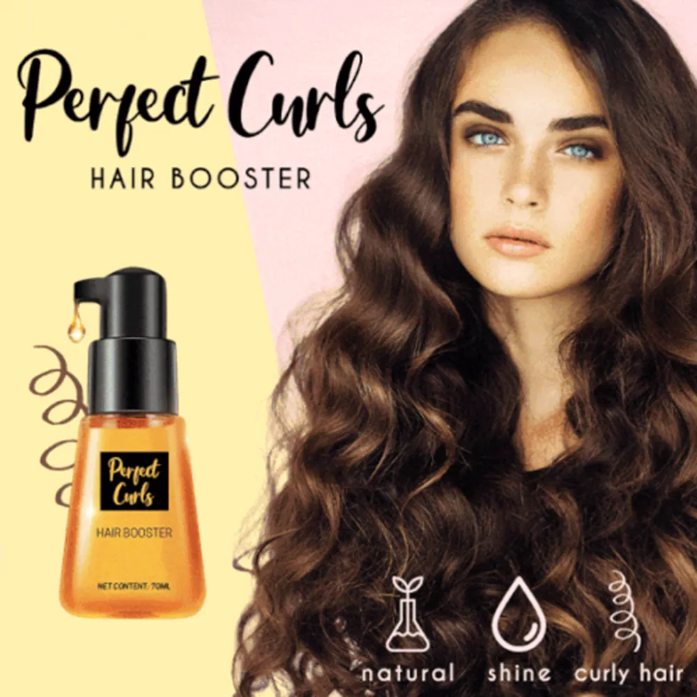 70ml Super Curl Defining Booster Hair Fixing Hair Care Serum Oil