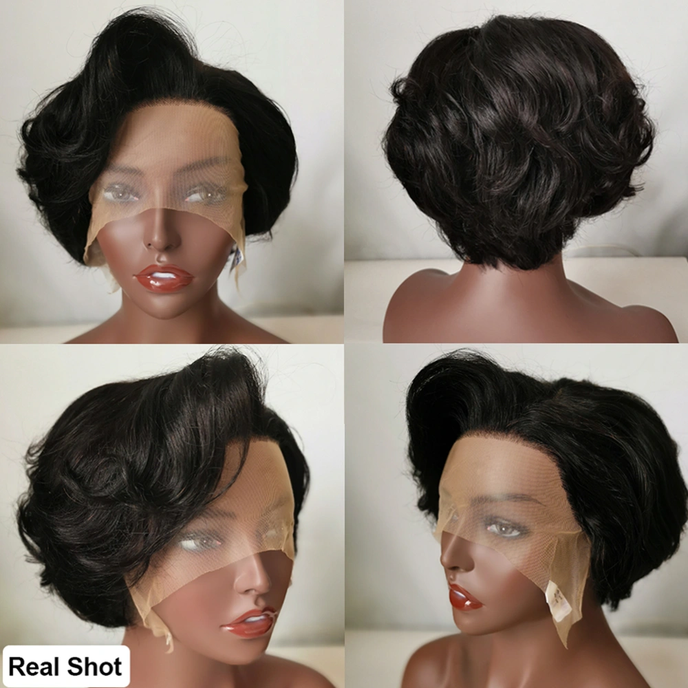 Pixie Cut Wig Human Hair Wig Short Curly Human Hair Wigs For Women Straight Bob Wig