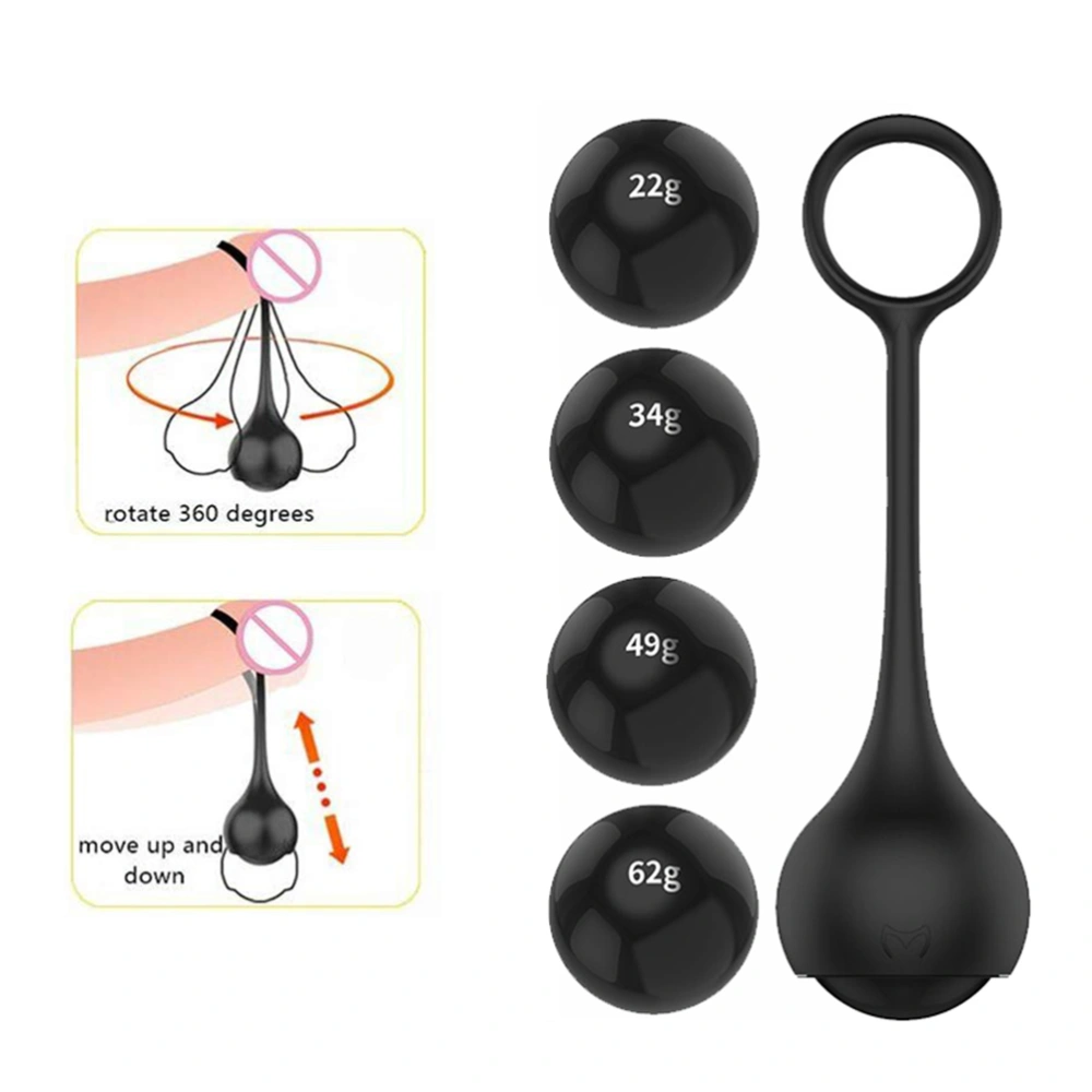 Penis Stretcher Weights for Men Silicone Ball Male Penis Extender Enlarger Stretcher Strap Ball Weight Ring