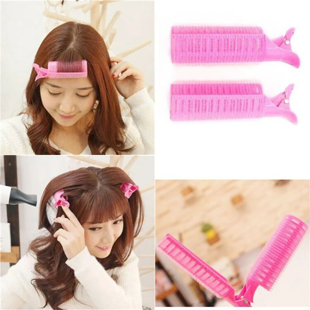 Plastic Bangs Curlers Self Adhesive Curling Roller Curling Tube Bangs Artifact for Women