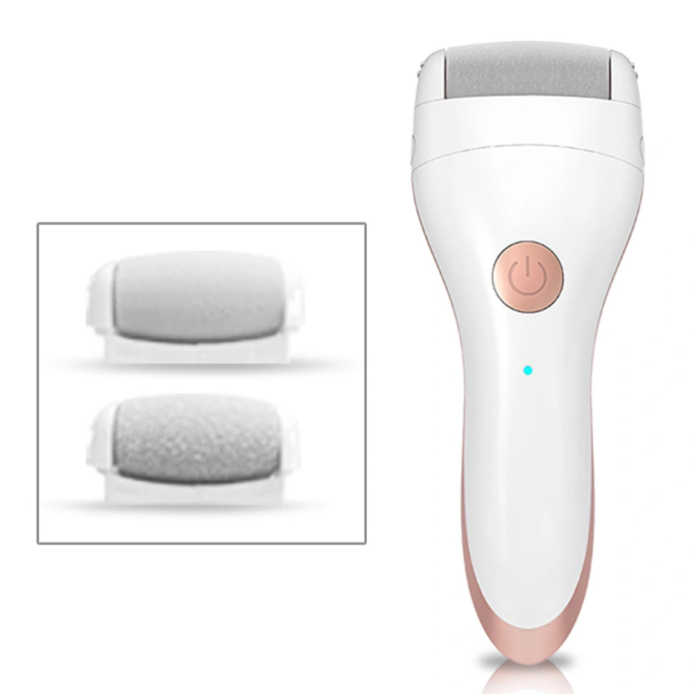 Electric Callus Remover 2 In 1 Electric Foot File Callus Dead Skin Remover Pedicure Tool with Light for Dry Feet Cracked Heels