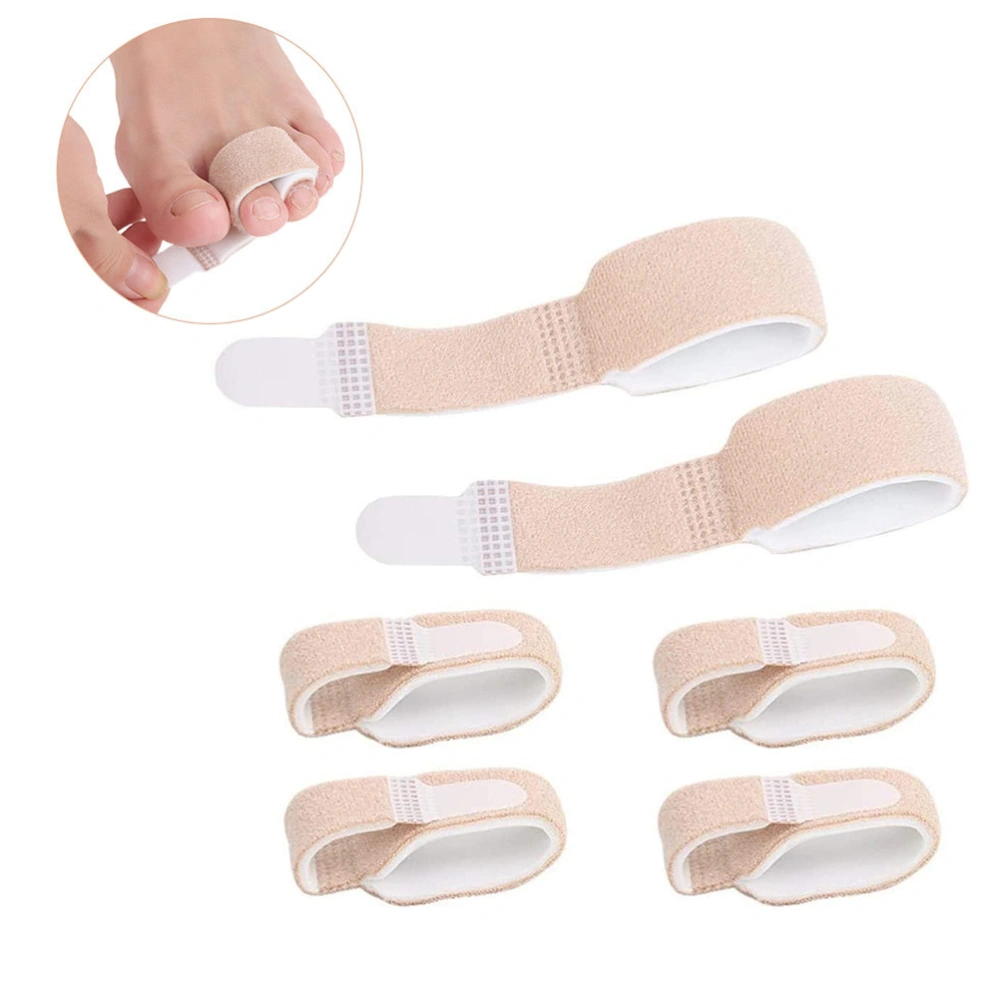 6Pcs Hammer Toe Straightener Tapes Hammer Toe Corrector Toe Wraps for Hammer Toes Overlapping Toes