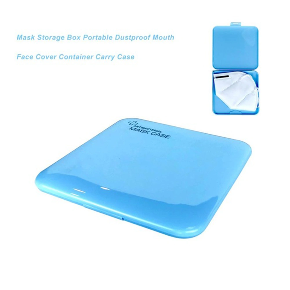 Portable Mask Case Household Disposable Mask Box Portable Dustproof Storage Mask Container Organizer