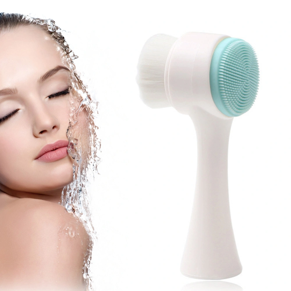 Manual Facial Cleansing Brush Exfoliating Brush for Face Ultra Soft Facial Cleansing Brush Facial Skin Care