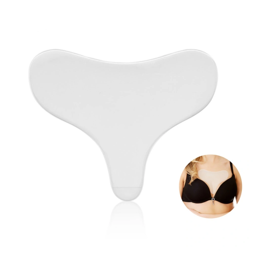 Cleavage Pads T Shaped Anti Wrinkle Silicone Cleavage Pads Self Adhesive Reusable Cleavage Pads