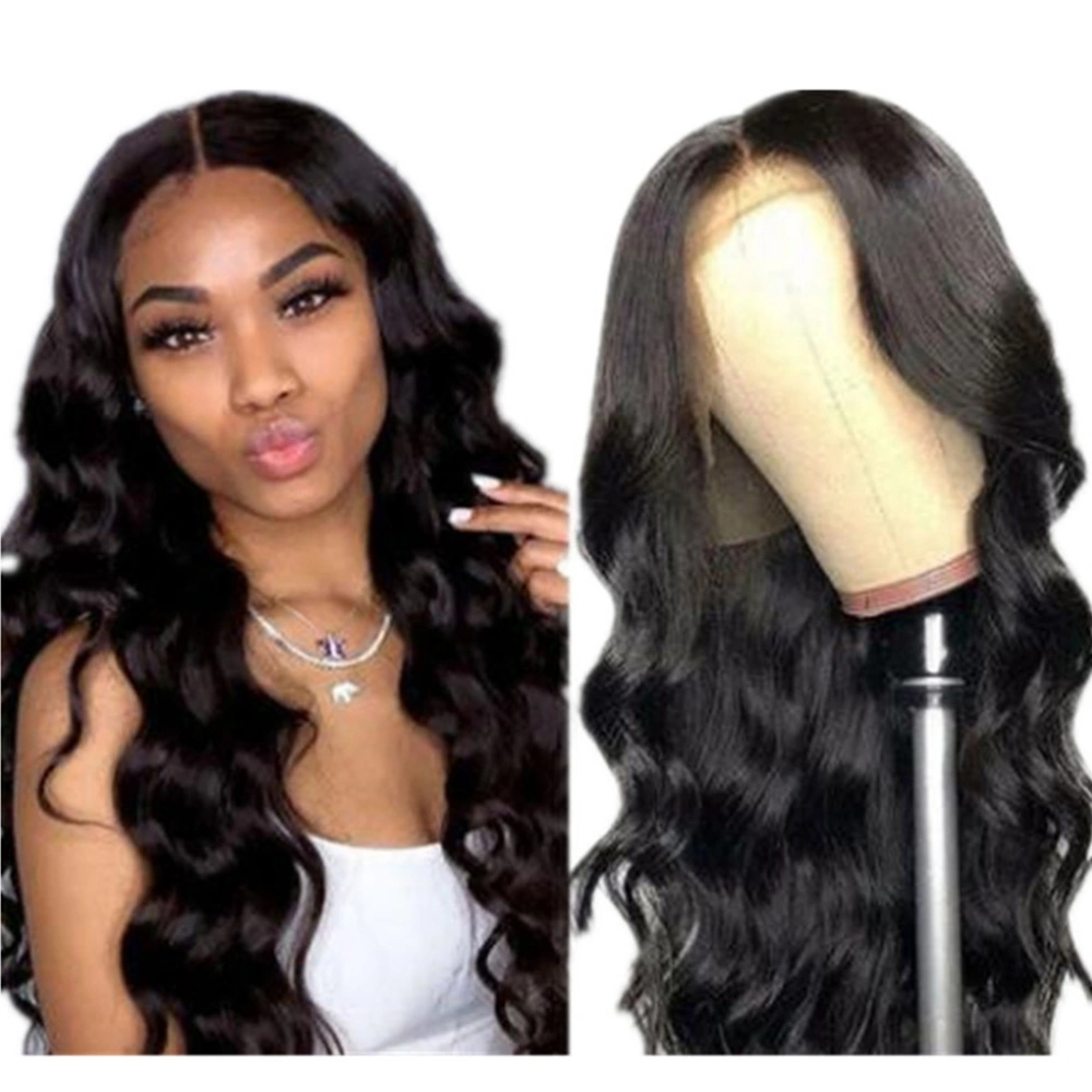 Medium Length Long Curly Hair Wig Female Big Wave Black Wig Fashion Reusable Durable Costume Props for Role Play Theme Party