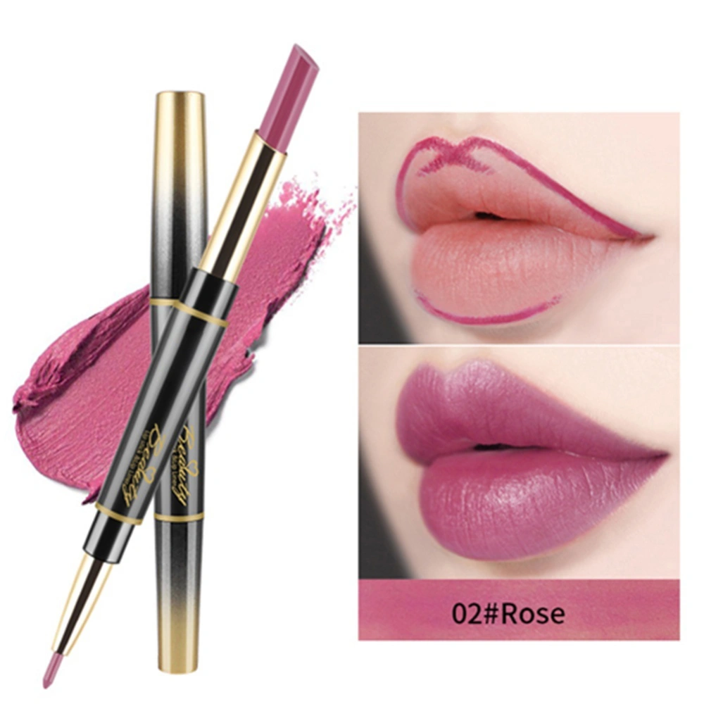 14 Colors 2 In 1 Long Lasting Matte Waterproof Lipliner Lipstick for Women