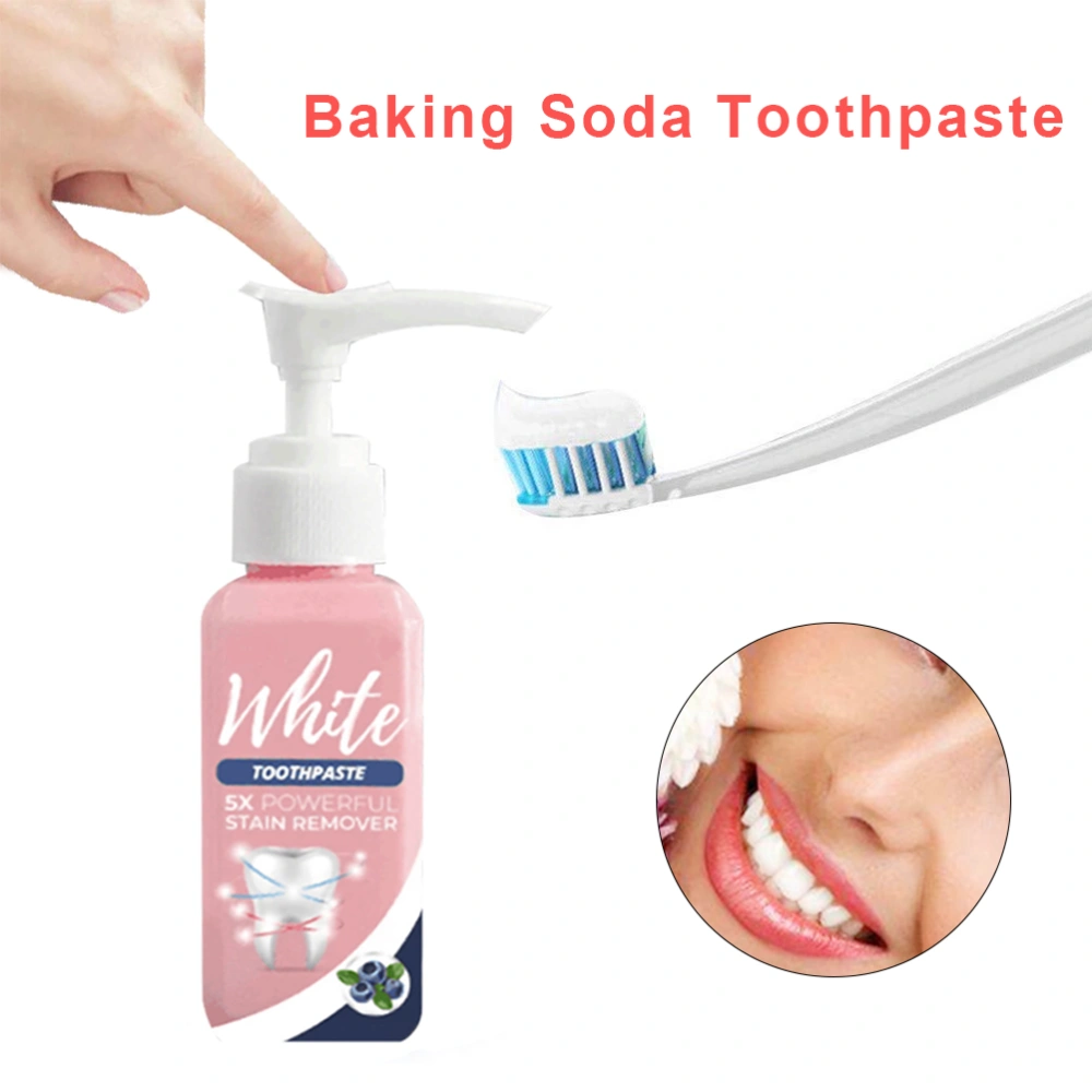 30ML Stain Removal Toothpaste Deep Cleaning Foaming Teeth Whitening Baking Soda Toothpaste