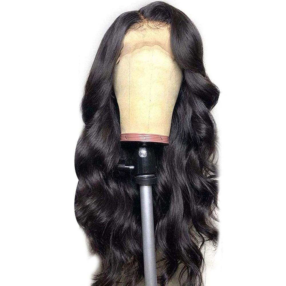 Long Wavy Wig African Ladies Curly Hair Wig Wavy Curls Wig Lace Front Wig for Women