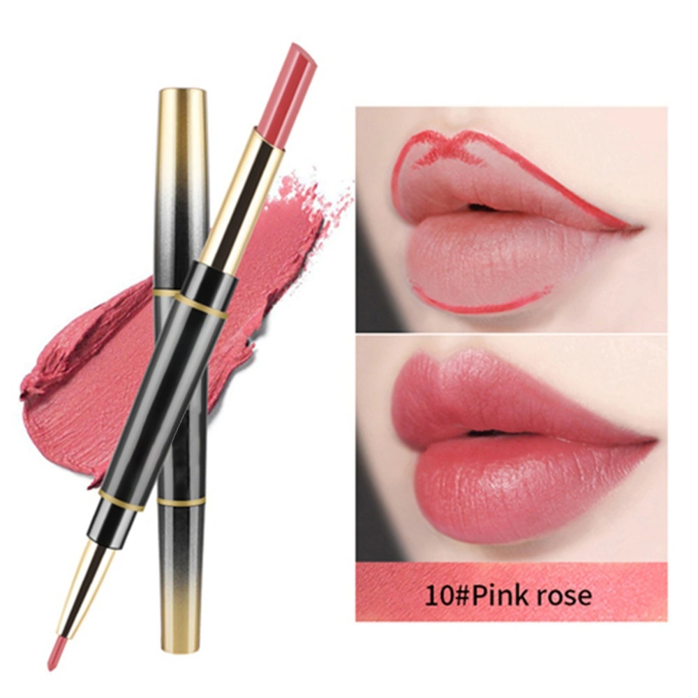 14 Colors 2 In 1 Long Lasting Matte Waterproof Lipliner Lipstick for Women