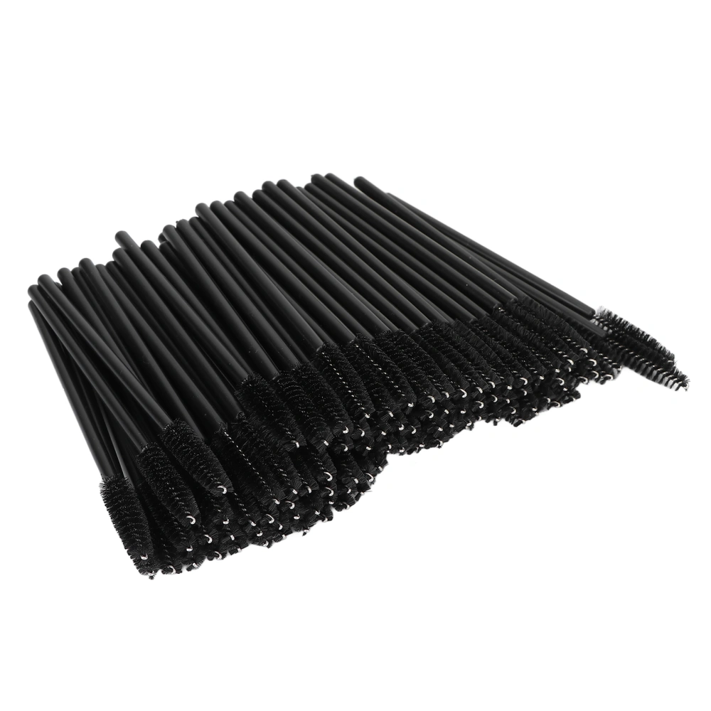 100Pcs Eyelash Brush Soft Professionally Outline Polish Natural Create Natural Three Dimensional Effect Eyebrow Brush