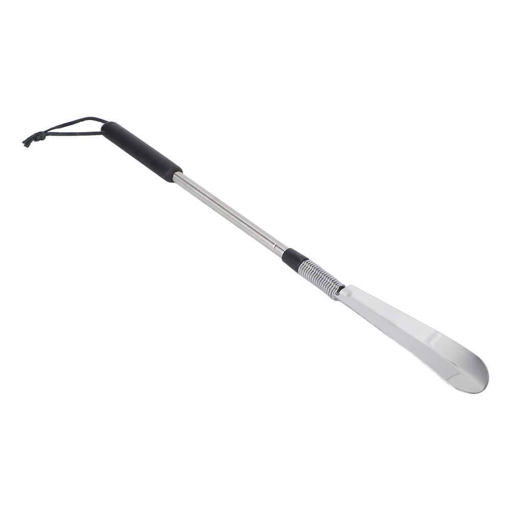 Telescopic Stainless Steel Shoe Helper Bendable Rust Resistant Long Handled Shoe Helper Stick