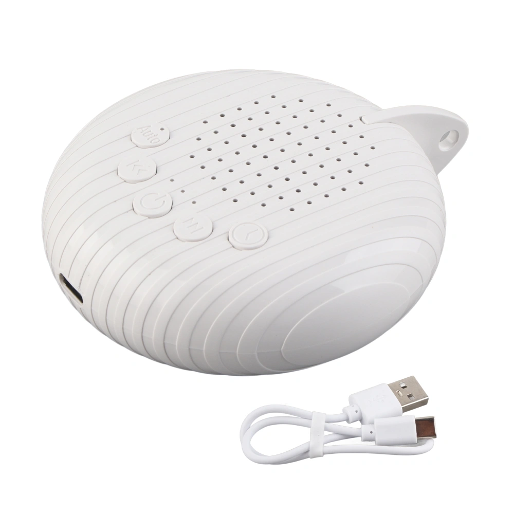 White Noise Sound Machine 10 Natural Soothing Sounds Portable Sleep Therapy for Home Office Travel