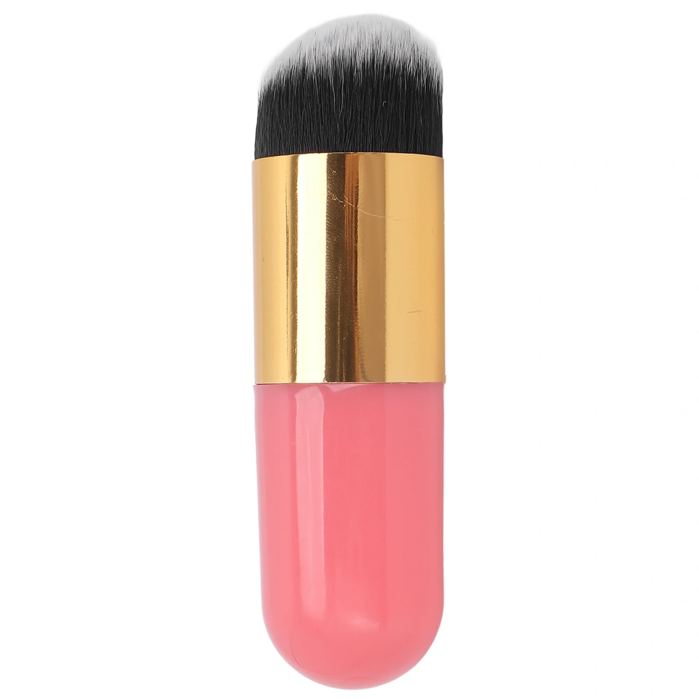 Foundation Makeup Brush Professional Cosmetic Liquid Blending Blush Liquid Powder Brush for Daily MakeupPink Gold