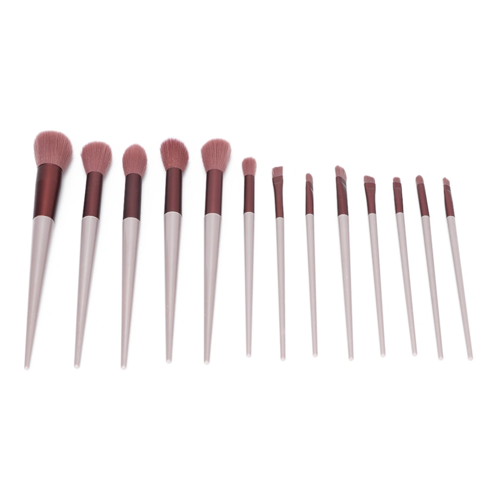 13pcs Complete Makeup Brush Set Eye Shadow Powder Blusher Brush Cosmetic Brush SetPink