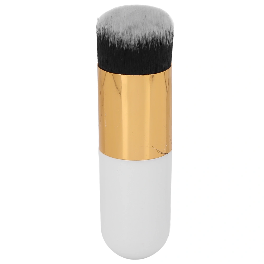 Foundation Makeup Brush Professional Cosmetic Liquid Blending Blush Liquid Powder Brush for Daily MakeupWhite Gold