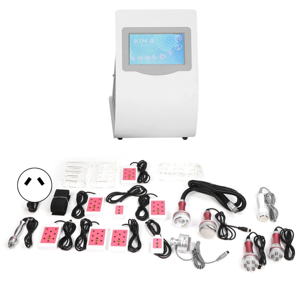 9 in 1 40KHz Ultrasonic Cavitation Machine Body Shaping Slimming RF Fat Burning Machine for Skin CareAU Plug 220V