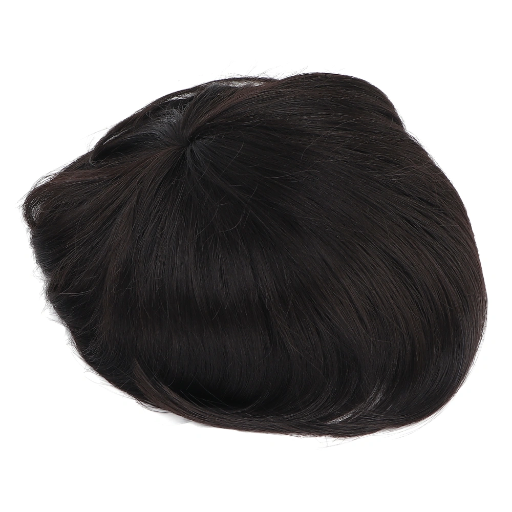 Men Hair Piece Simple Home Salon Fashionable Toupee Hair Replacement System for Daily Life Party