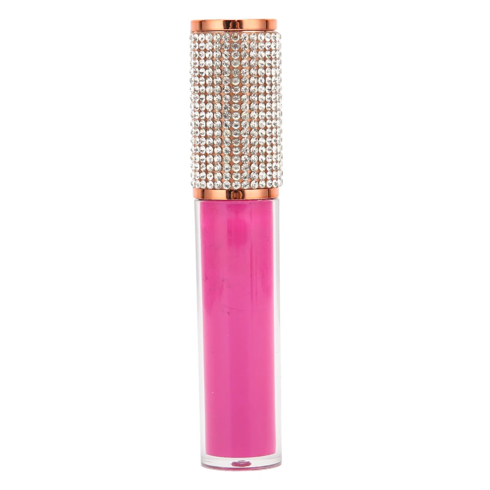 Lip Gloss Rhinestone Round Tube Moisturizing Hydrating Long Lasting Liquid Lipstick MakeupDusty Dreams