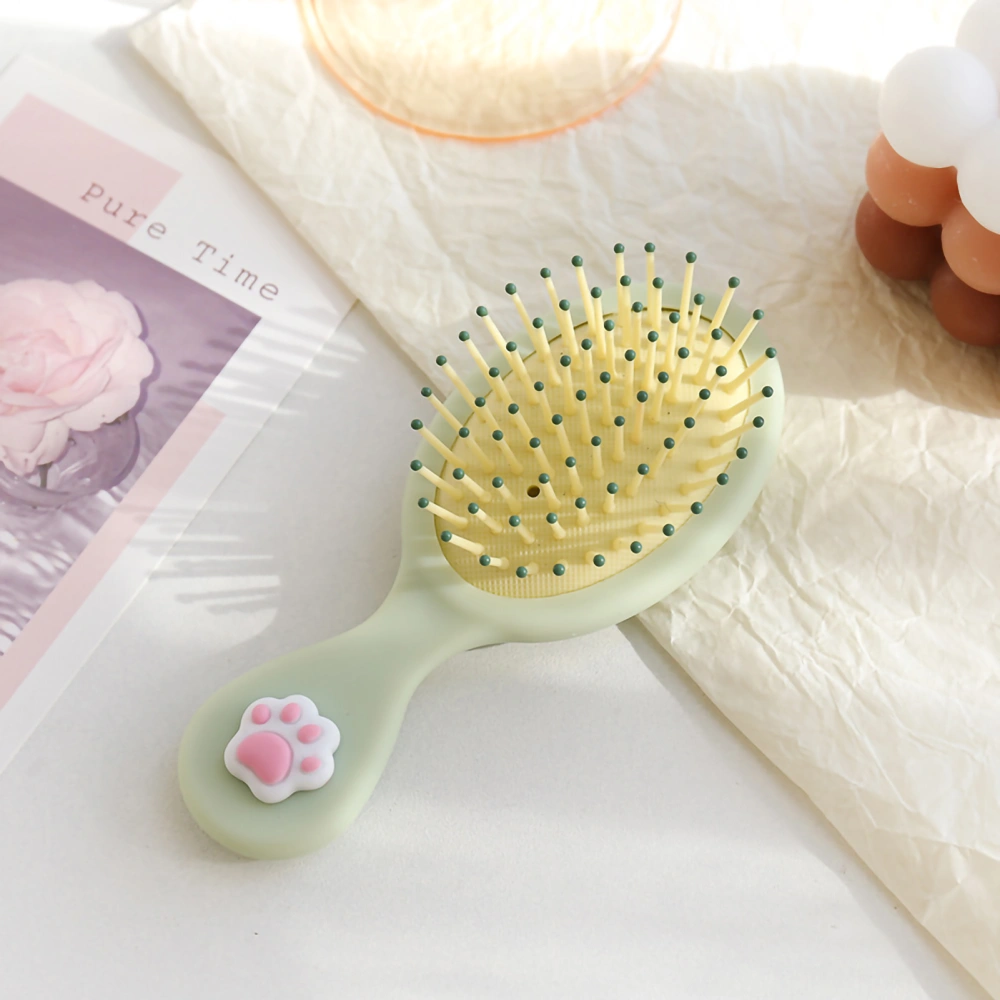 Detangler Brush Professional Small Paddle Detangling Brush Comb for Long Thick Thin Curly HairGreen Claw