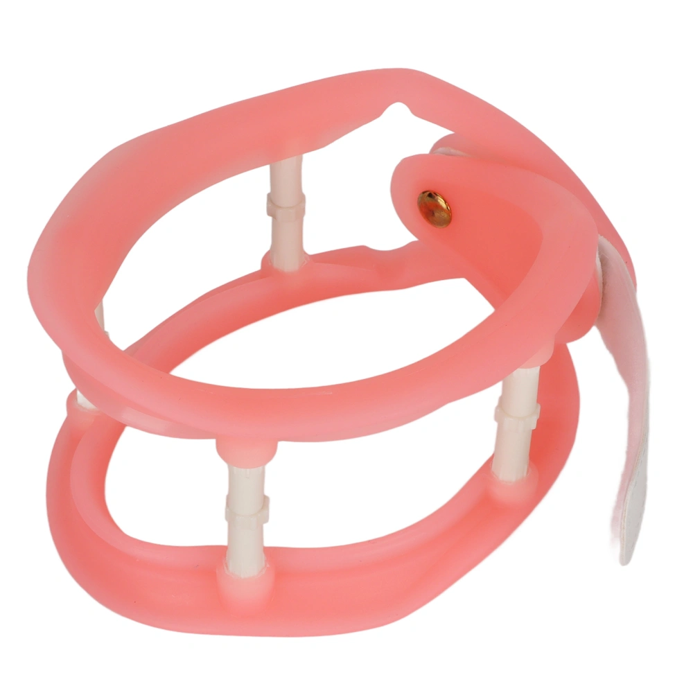 Adjustable Silicone Neck Support Brace Prevent Bow Cervical Spine Traction StretcherPink