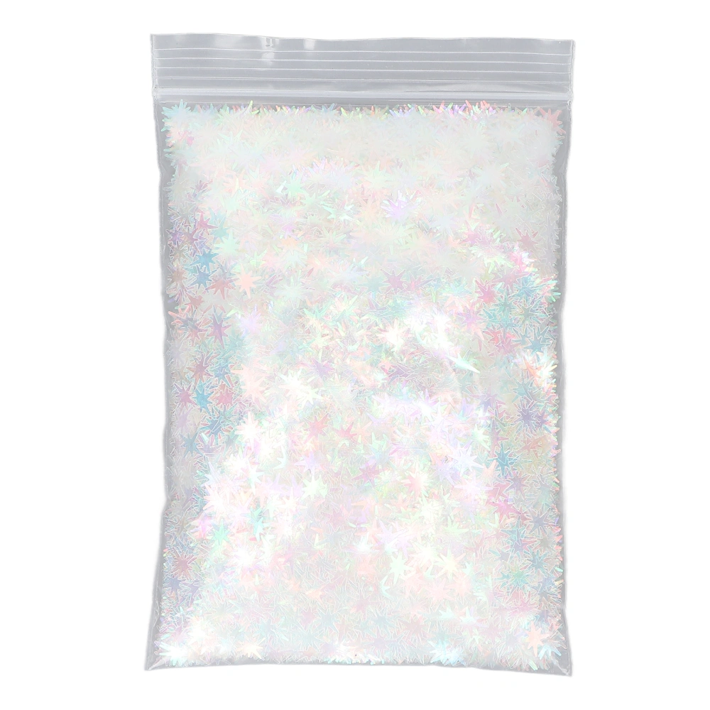 Nail Glitter Sequins Home Salon DIY Colorful Shiny Nail Art Palliette Flakes Decorations 1.8oz