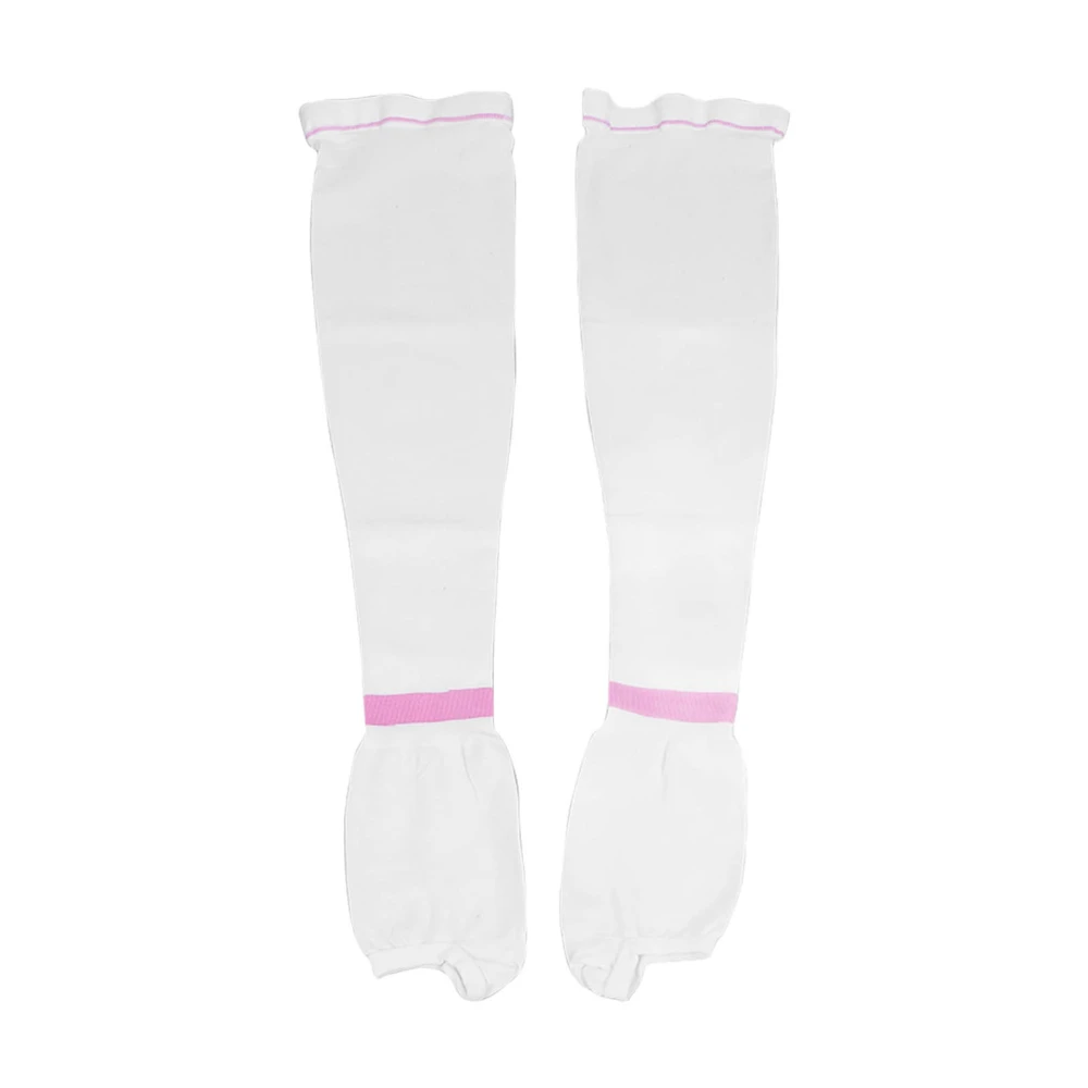 Compression Stockings 15‑20mmHg Leg Swelling Relief Compression Stockings for Varicose Veins White S