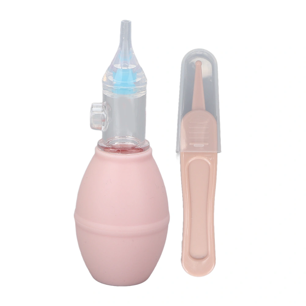 Baby Manual Nasal Aspirator Silicone Nose Mucus Suction Sucker Cleaning Tool for Infant Toddlers