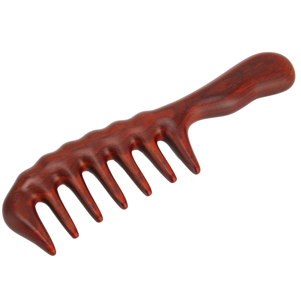 Wide Tooth Combs Sandalwood Fragrance Head Scalp Massage Stress Relief Wooden Hair Comb