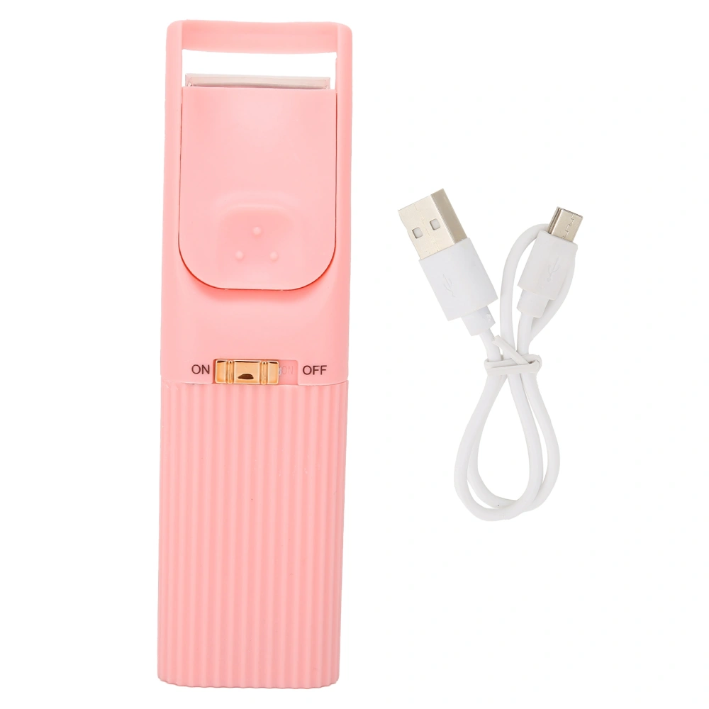 Heated Eyelash Curler USB Intelligent Temperature Control Quick Preheating Ergonomic Design Heated Lash CurlerPink