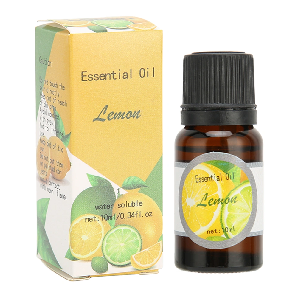 Essential Oil Multi Functional Natural Aromatherapy Diffuser Essential Oil Gift for Home Fragrance 10mlLemon