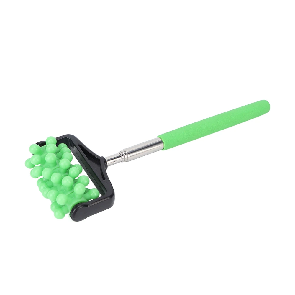 Telescopic Back Massage Stick Men Women Household Muscle Soreness Pain Relief Roller MassagerGreen