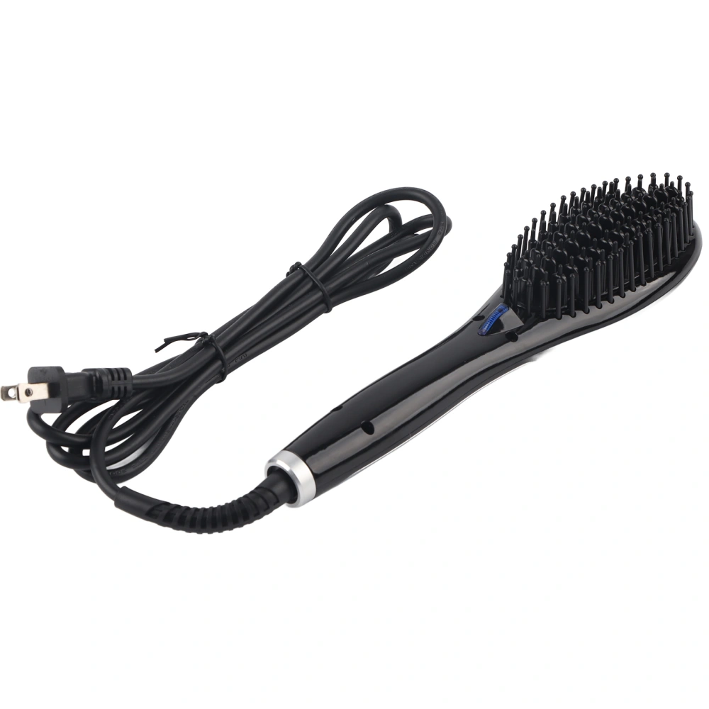 Hair Straightener Brush Professional Household Negative Ion Hair Straightening Comb Styling Tool 110‑