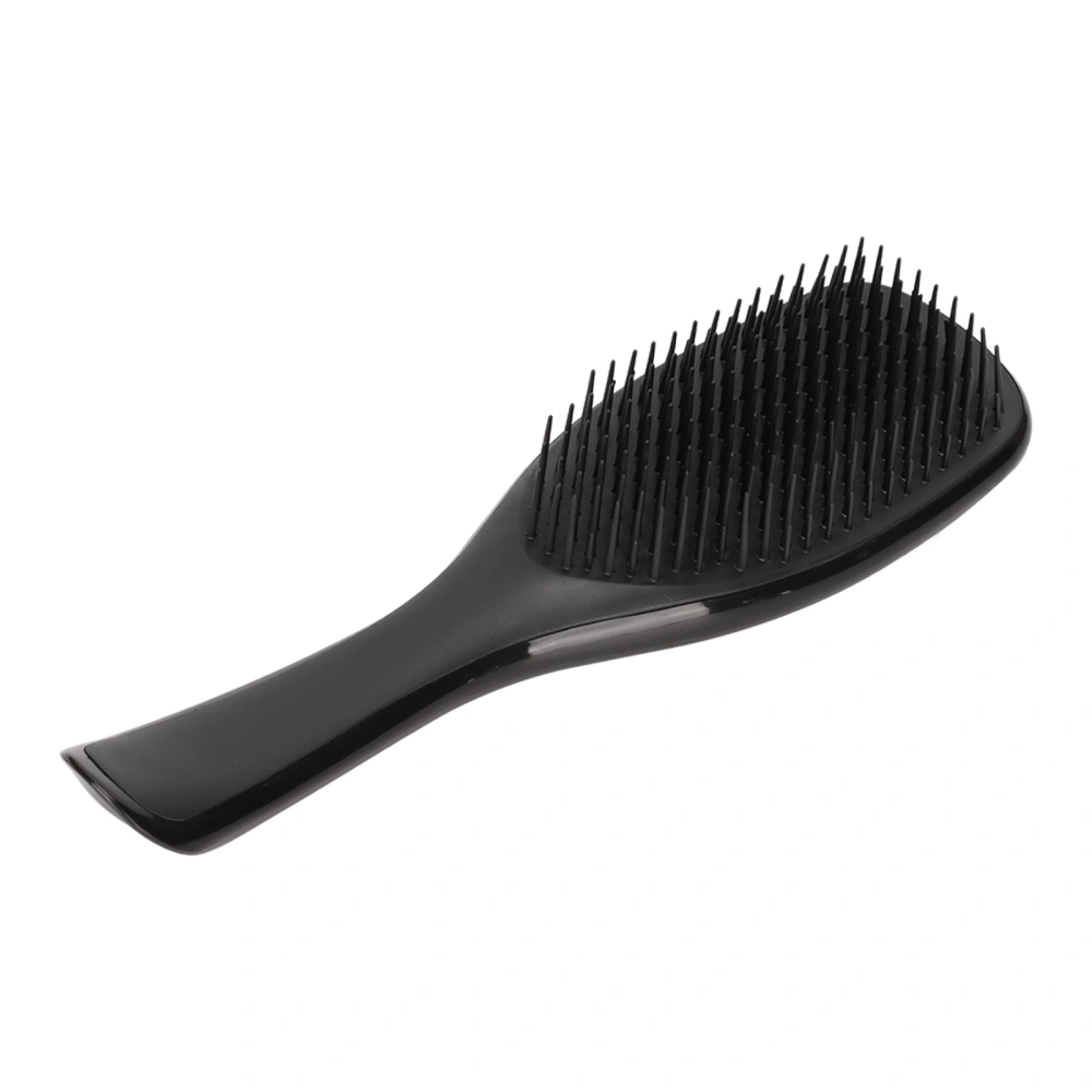 Hair Brushes Hole Design ABS Material Lightweight Portable 22x6.6cm/8.7x2.6in Stable Handle Hairbrush for BarbershopsBlack