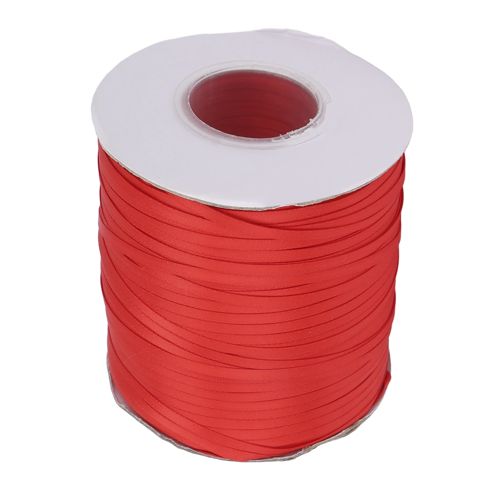 Gift Ribbon 3mm 500yd Long Polyester Fadeless Vibrant Color Lightweight Durable Wide Application Gift Wrap Ribbon