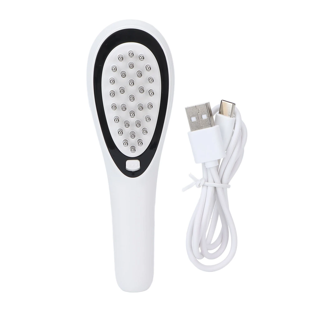 Micro Current 3 Gears Adjustable Electric Hair Growth Comb LED Color Light Therapy Scalp Massager Comb