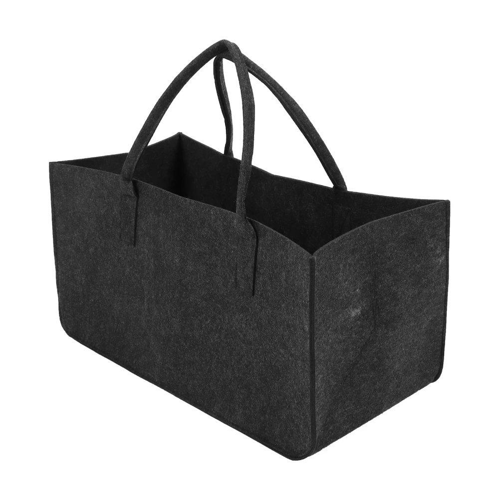 Felt Storage Baskets Foldable Hand Made Rectangular Storage Bag for Car Travel Shopping Clothing Organization