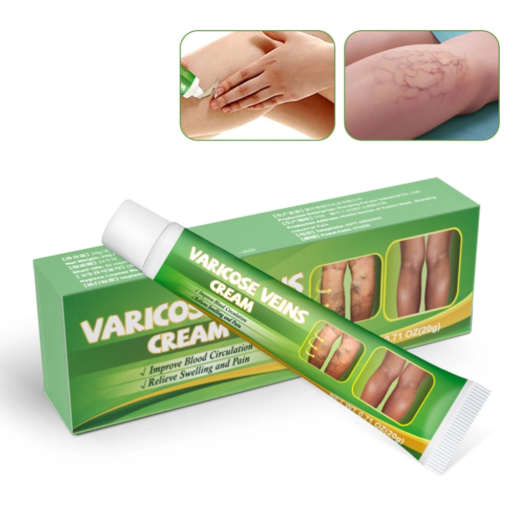 20g Varicose Veins Cream Thigh Spider Removal Varicose Vein Ointment Swelling Care Plaster